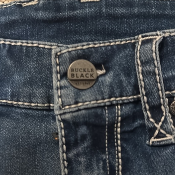 Buckle Black Boot Cut Men’s Jeans like new - Picture 3 of 6